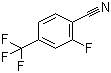 structure of CAS# 146070-34-0, 2-Fluoro-4-(trifluoromethyl)benzonitrile