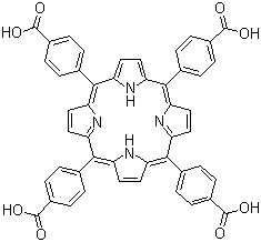 structure of CAS# 14609-54-2, meso-Tetra(4-carboxyphenyl)porphine
