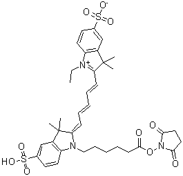 structure of CAS# 146368-14-1, Fluorolink Cy5
