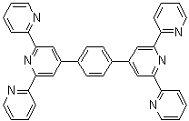 structure of CAS# 146406-75-9, 1,4-二(2,2':6',2''-三联吡啶-4'-基)苯