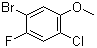 structure of CAS# 146447-18-9, 5-Bromo-2-chloro-4-fluoroanisole
