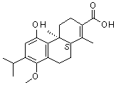 CAS # 146900-55-2, Triptobenzene H, 11-Hydroxy-14-methoxy-18(4→3)-abeo-abieta-3,8,11,13-tetraen-18-oic acid, Hypoglic acid