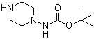 structure of CAS# 147081-80-9, 哌嗪-1-氨基甲酸叔丁酯