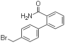 structure of CAS# 147404-72-6, 4'-(溴甲基)联苯-2-甲酰胺