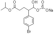 CAS 登录号：1476776-47-2, 4-溴-gamma-[羟基(亚磺基氧基)甲基]苯丁酸异丙酯钠盐