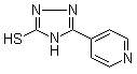 structure of CAS# 1477-24-3, 5-(4-吡啶基)-1H-1,2,4-三唑-3-硫醇
