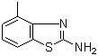 structure of CAS# 1477-42-5, 2-氨基-4-甲基苯并噻唑