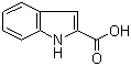 structure of CAS# 1477-50-5, 吲哚-2-羧酸