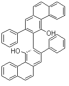 structure of CAS# 147702-15-6, (3S)-2,2'-Diphenyl[3,3'-biphenanthrene]-4,4'-diol