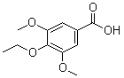 structure of CAS# 14779-44-3, 3,5-Dimethoxy-4-ethoxybenzoic acid