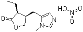 structure of CAS# 148-72-1, Pilocarpine nitrate