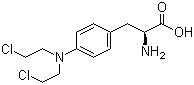 structure of CAS# 148-82-3, Melphalan