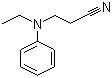 structure of CAS# 148-87-8, 3-Ethylanilinopropiononitrile