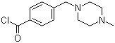 structure of CAS# 148077-69-4, 4-(4-甲基哌嗪甲基)苯甲酰氯