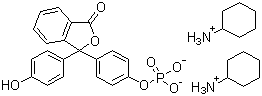 structure of CAS# 14815-59-9, 酚酞单磷酸二环己胺盐