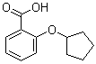 structure of CAS# 148215-77-4, 2-(环戊基氧基)苯甲酸