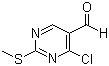 CAS # 148256-82-0, 4-Chloro-2-(methylthio)pyrimidine-5-carboxaldehyde