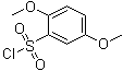 structure of CAS# 1483-28-9, 2,5-Dimethoxybenzenesulfonyl chloride
