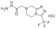 CAS # 1485732-85-1, Sitagliptin Impurity 1, 2-[3-(trifluoromethyl)-6,8-dihydro-5H-[1,2,4]triazolo[4,3-a]pyrazin-7-yl]acetohydrazide,hydrochloride