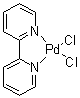 structure of CAS# 14871-92-2, (2,2'-Bipyridine)dichloropalladium