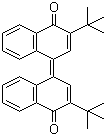 structure of CAS# 148808-97-3, 2-(叔丁基)-4-[3-(叔丁基)-4-氧代-1(4H)-萘亚基]-1(4H)-萘酮