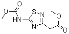 CAS # 149196-71-4, 5-[(Methoxycarbonyl)amino]-1,2,4-thiadiazole-3-acetic acid methyl ester