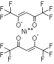 structure of CAS# 14949-69-0, 二(六氟乙酰丙酮)镍