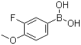 structure of CAS# 149507-26-6, 3-氟-4-甲氧基苯硼酸