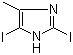 structure of CAS# 149510-85-0, 2,5-Diiodo-4-methylimidazole
