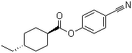 CAS 登录号：149890-38-0, 4'-反式-乙基环己基甲酸 4-氰基苯酯