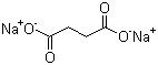 structure of CAS# 150-90-3, 丁二酸二钠