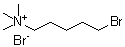 structure of CAS# 15008-33-0, (5-Bromopentyl)trimethylammonium bromide