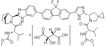 CAS # 1502654-87-6, Ledipasvir D-tartrate
