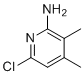 structure of CAS# 1503408-77-2, 6-Chloro-3,4-dimethylpyridin-2-amine
