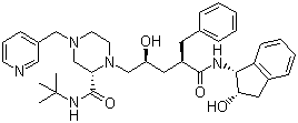 structure of CAS# 150378-17-9, 茚地那韦