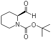 structure of CAS# 150521-32-7, (S)-2-Formyl-1-piperidinecarboxylic acid tert-butyl ester