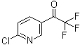 structure of CAS# 150698-72-9, 1-(6-氯吡啶-3-基)-2,2,2-三氟乙酮