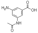 CAS # 15089-84-6, 3-Acetamido-5-aminobenzoic acid, 3-Amino-5-acetamidobenzoic acid, NSC 15500