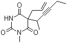 structure of CAS# 151-83-7, Methohexital