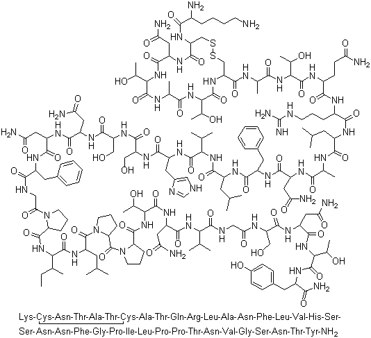 CAS # 151126-32-8, Pramlintide, Triproamylin