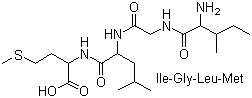 structure of CAS# 151151-30-3, 异亮氨酰-甘氨酰-亮氨酰-蛋氨酸