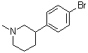 CAS # 1512418-42-6, 3-(4-Bromophenyl)-1-methylpiperidine