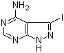structure of CAS# 151266-23-8, 4-氨基-3-碘吡唑并[3,4-d]嘧啶