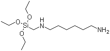 structure of CAS# 15129-36-9, N-(6-Aminohexyl)aminomethyltriethoxysilane