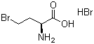structure of CAS# 15159-65-6, L(+)-2-Amino-4-bromobutyric acid hydrobromide