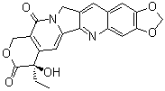 CAS 登录号：151636-76-9, 10,11-(亚甲二氧基)-20(R)-喜树碱