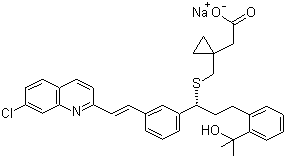structure of CAS# 151767-02-1, Montelukast sodium