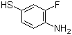 structure of CAS# 15178-48-0, 4-氨基-3-氟苯硫酚