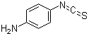 CAS # 15191-25-0, 4-Isothiocyanatobenzenamine, 4-Rhodananiline, p-Aminophenyl isothiocyanate