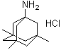 structure of CAS# 15210-60-3, 3,5,7-Trimethyladamantan-1-amine hydrochloride